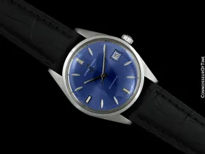 1960's Ulysse Nardin Vintage Mens Full Size Automatic Calatrava Watch - Stainless Steel