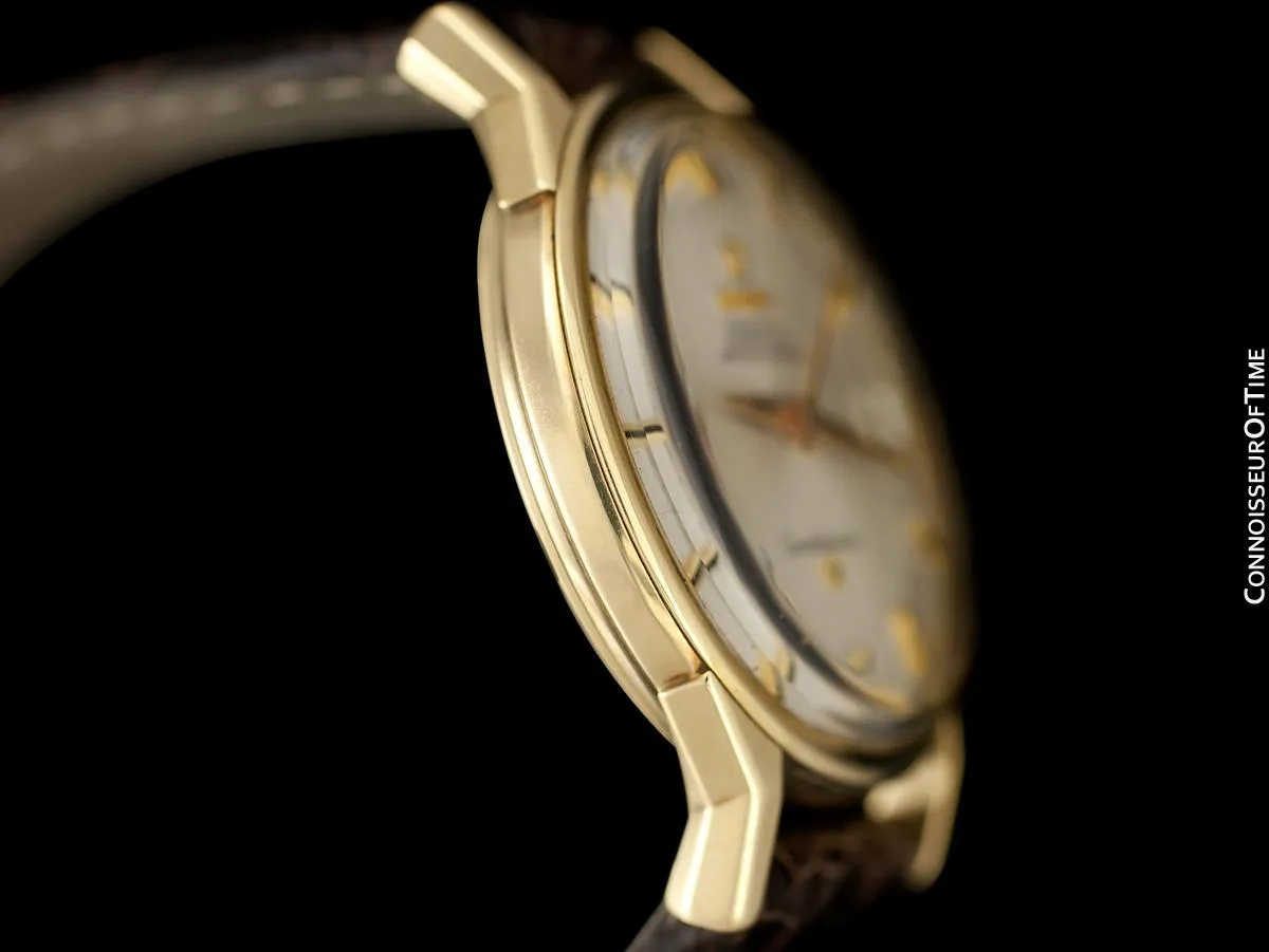 1965 Omega Vintage Mens Pie Pan Dial Constellation, Automatic, Date - 14K Gold