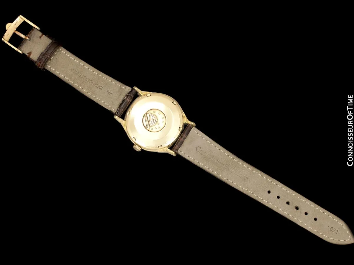 1965 Omega Vintage Mens Pie Pan Dial Constellation, Automatic, Date - 14K Gold