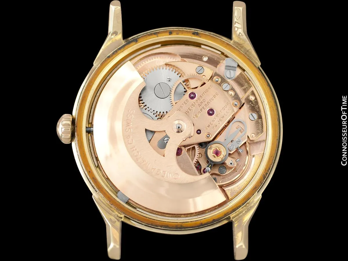 1965 Omega Vintage Mens Pie Pan Dial Constellation, Automatic, Date - 14K Gold