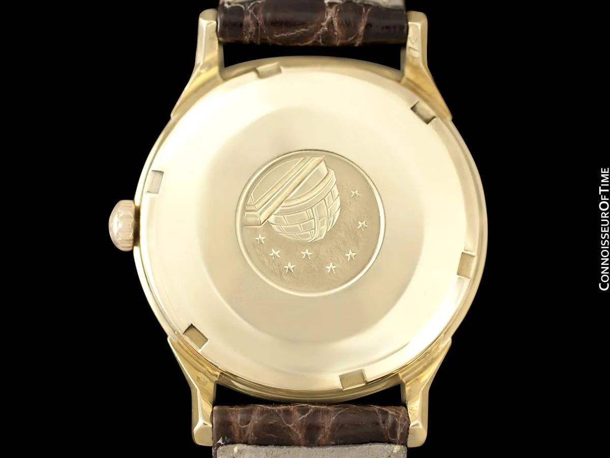 1965 Omega Vintage Mens Pie Pan Dial Constellation, Automatic, Date - 14K Gold