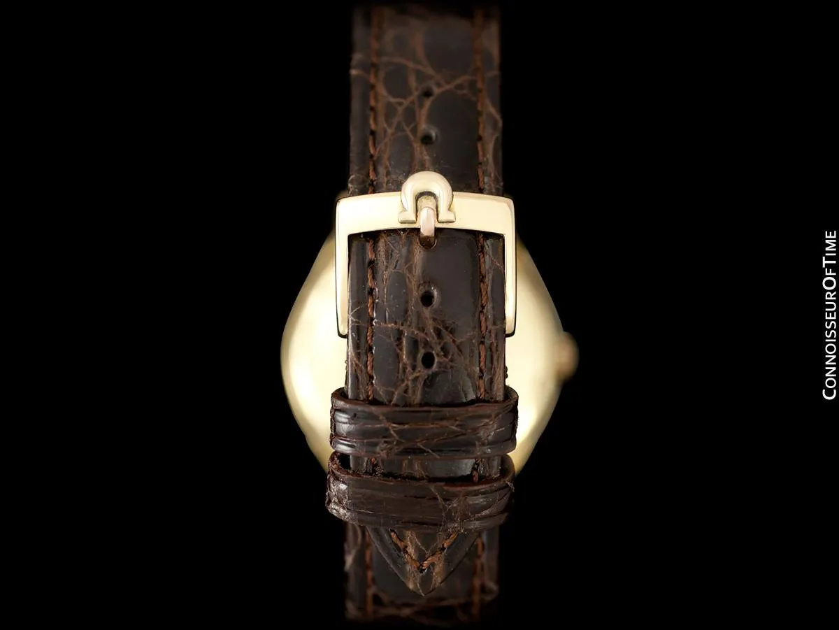 1965 Omega Vintage Mens Pie Pan Dial Constellation, Automatic, Date - 14K Gold