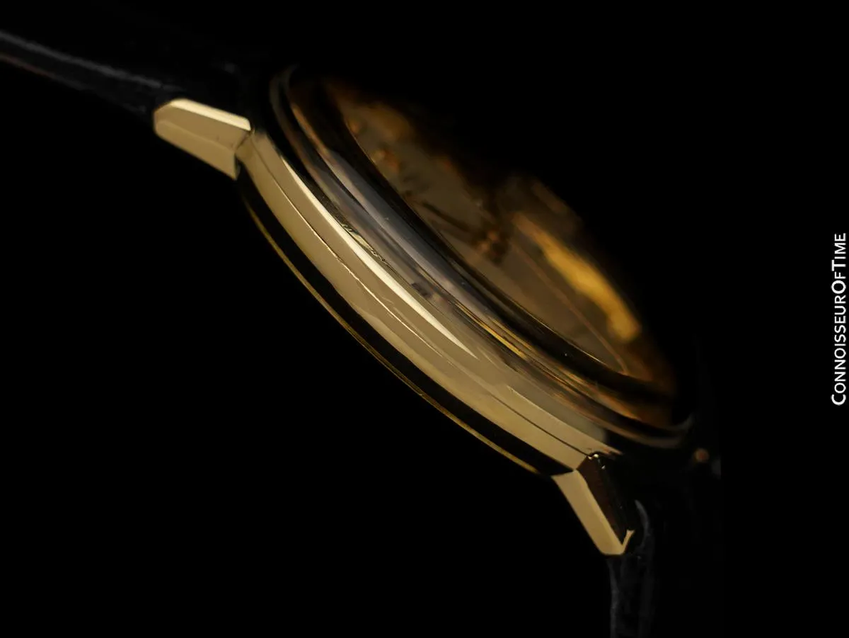 1969 Omega De Ville Vintage Mens Cal. 565 Automatic 14K Gold Watch - Box, Papers & Buckle