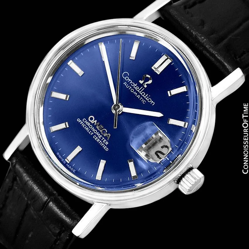 1970 Omega Constellation Vintage Mens Automatic Chronometer Watch - Stainless Steel