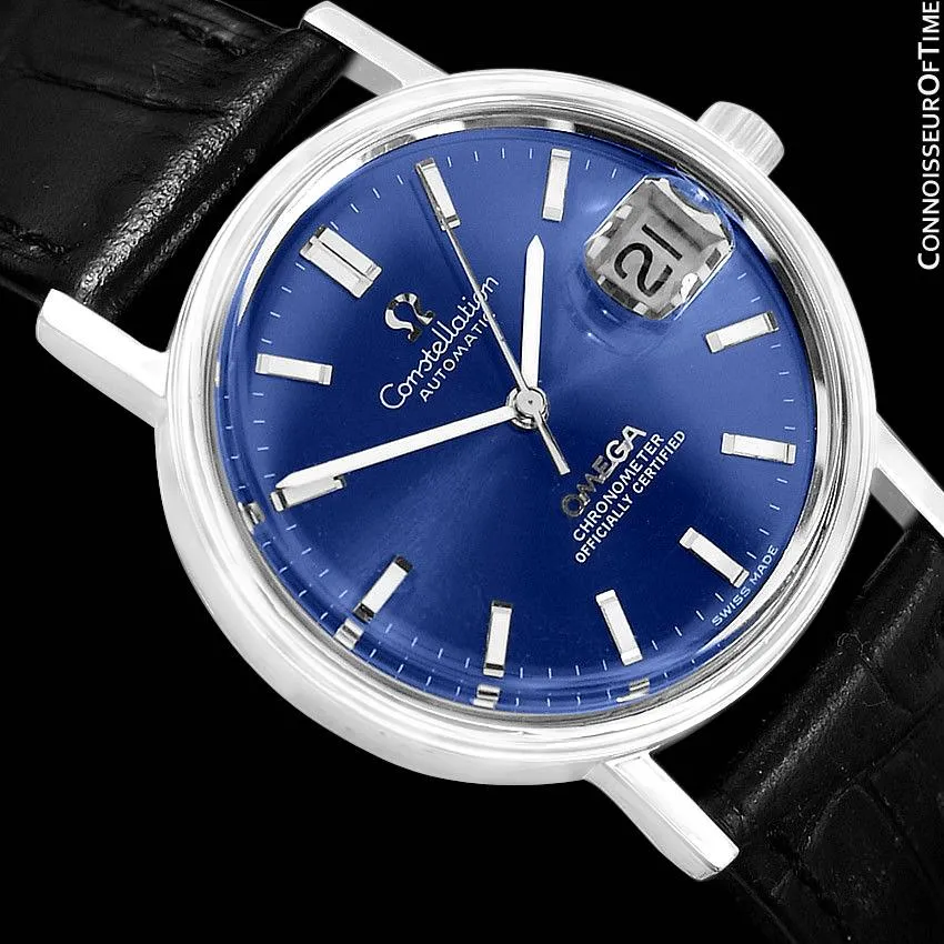 1970 Omega Constellation Vintage Mens Automatic Chronometer Watch - Stainless Steel