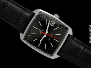 1970's Omega Seamaster Compressor Mens Vintage Watch with Cal. 565 and Racing Dial - Stainless Steel