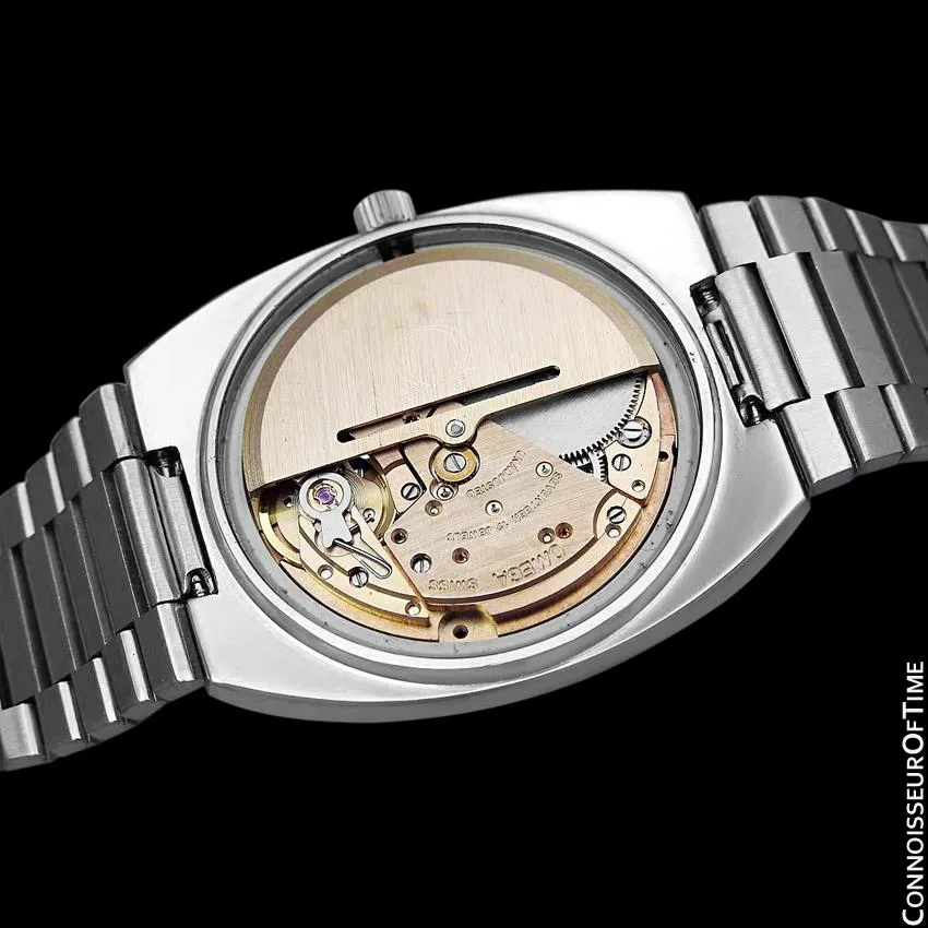 1980 Omega Seamaster Vintage Mens Bracelet Watch, Automatic, Day Date - Stainless Steel