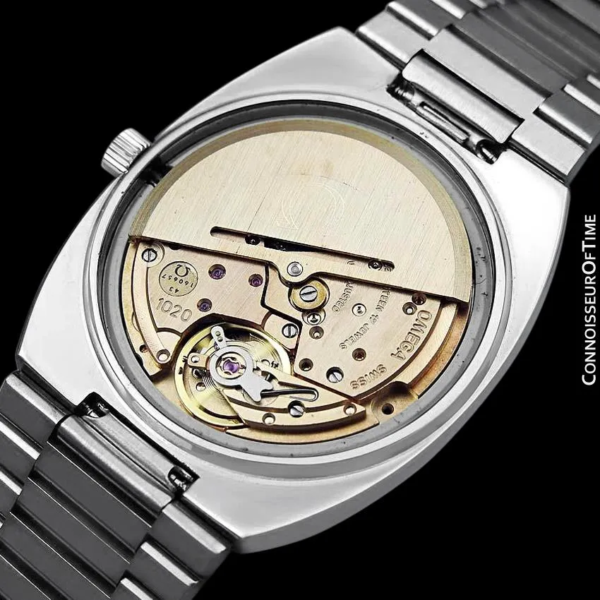1980 Omega Seamaster Vintage Mens Bracelet Watch, Automatic, Day Date - Stainless Steel