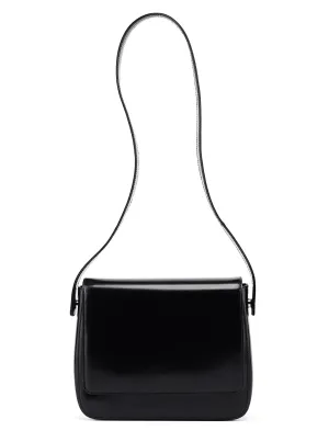 1995 Black Spazzolato Swivel Shoulder Bag