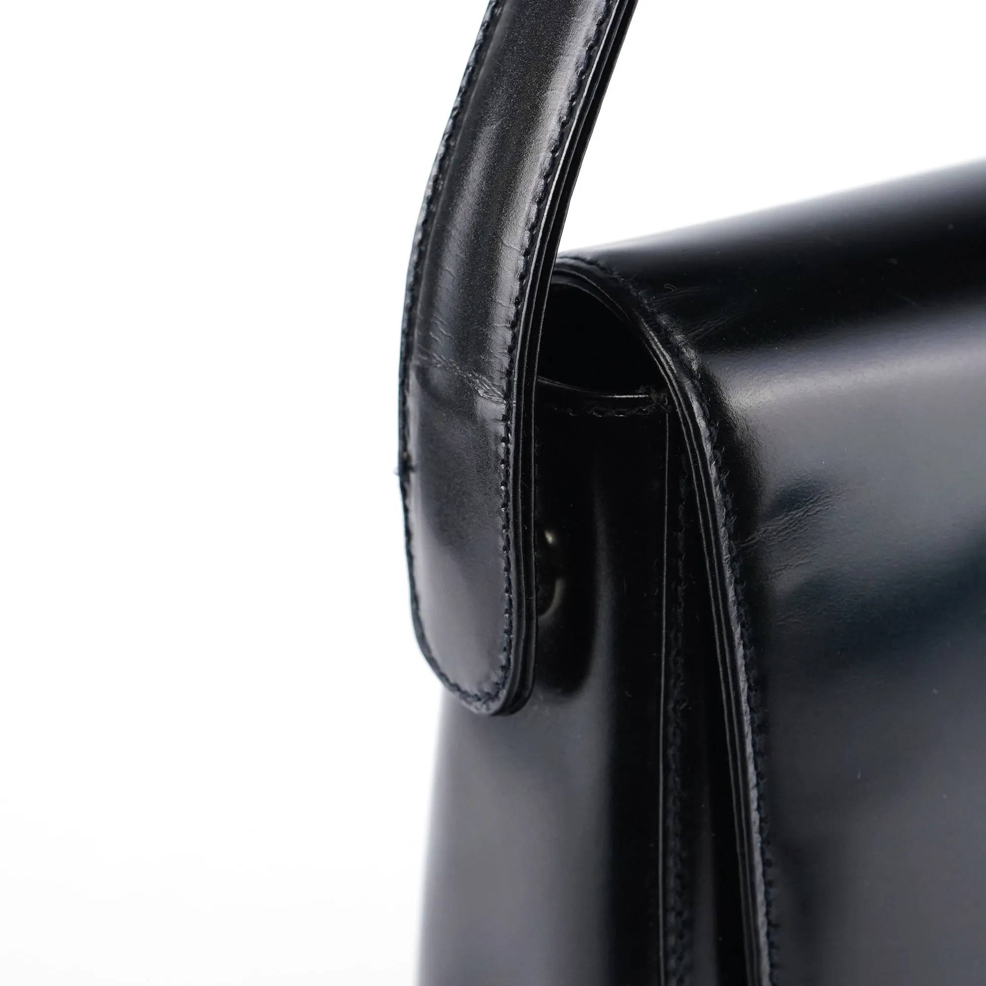1995 Black Spazzolato Swivel Shoulder Bag