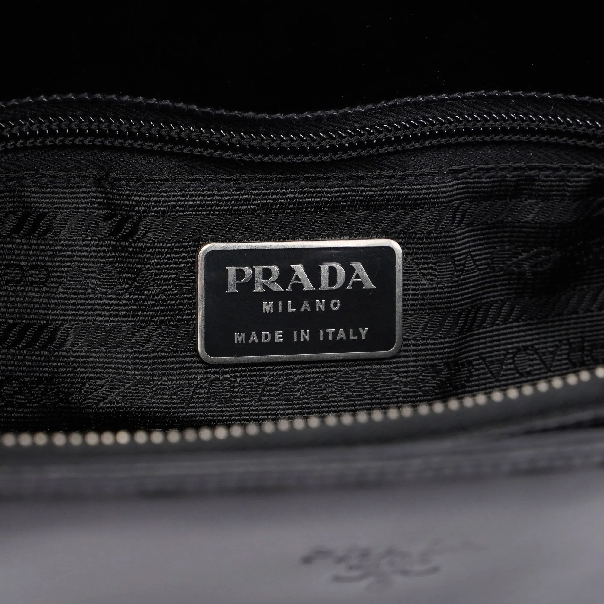 1995 Black Spazzolato Tote