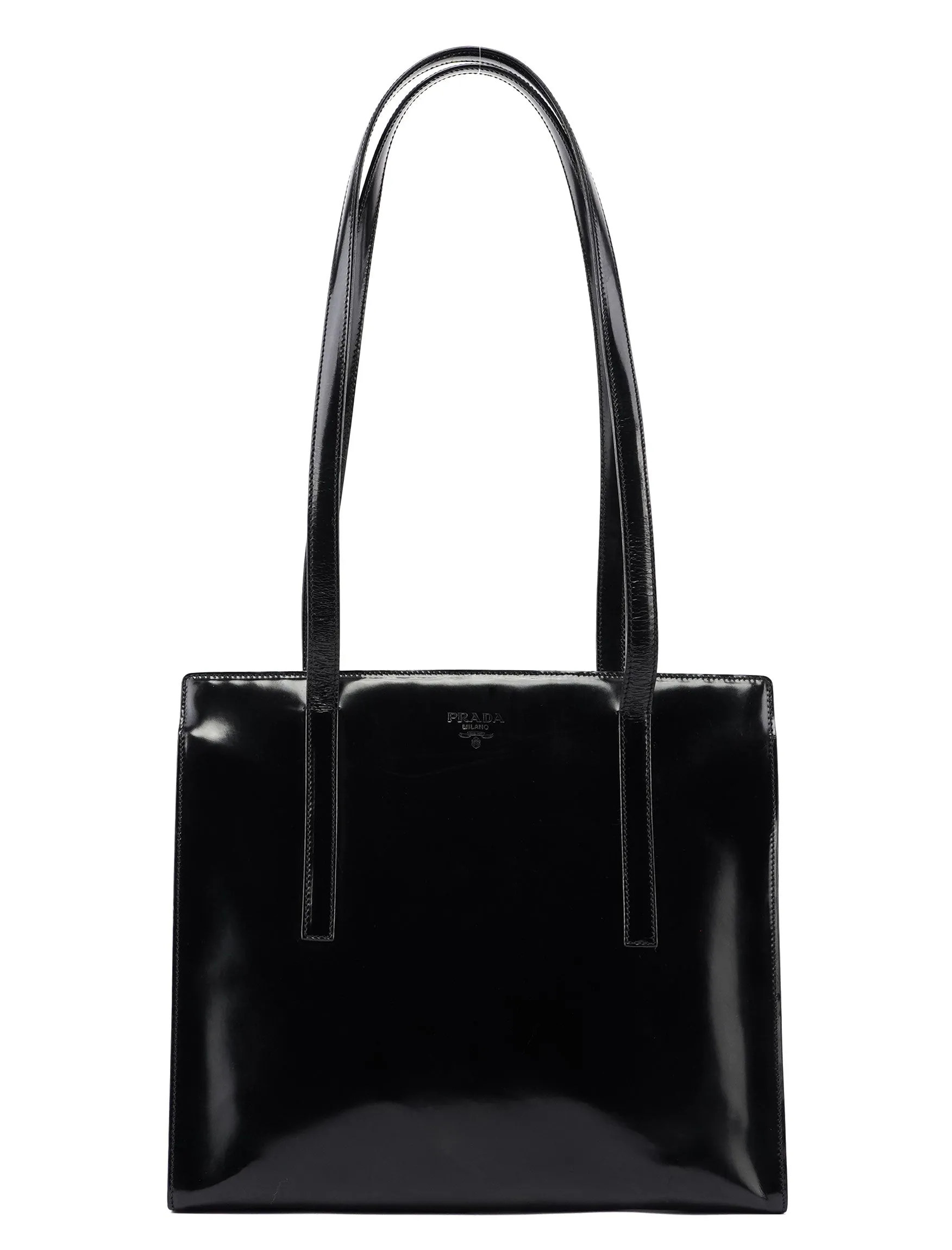 1995 Black Spazzolato Tote