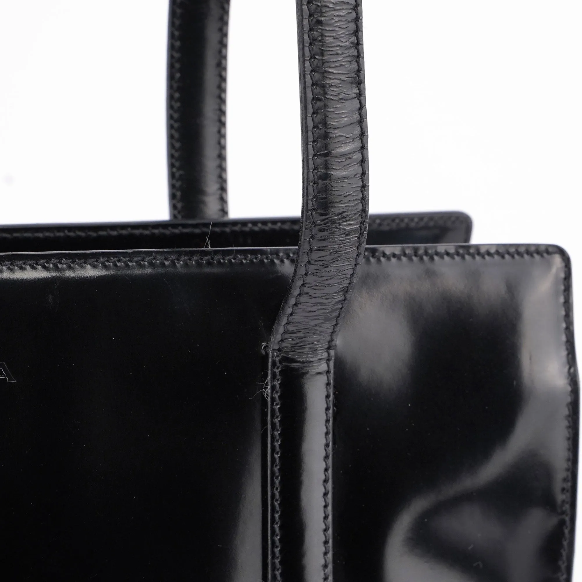 1995 Black Spazzolato Tote