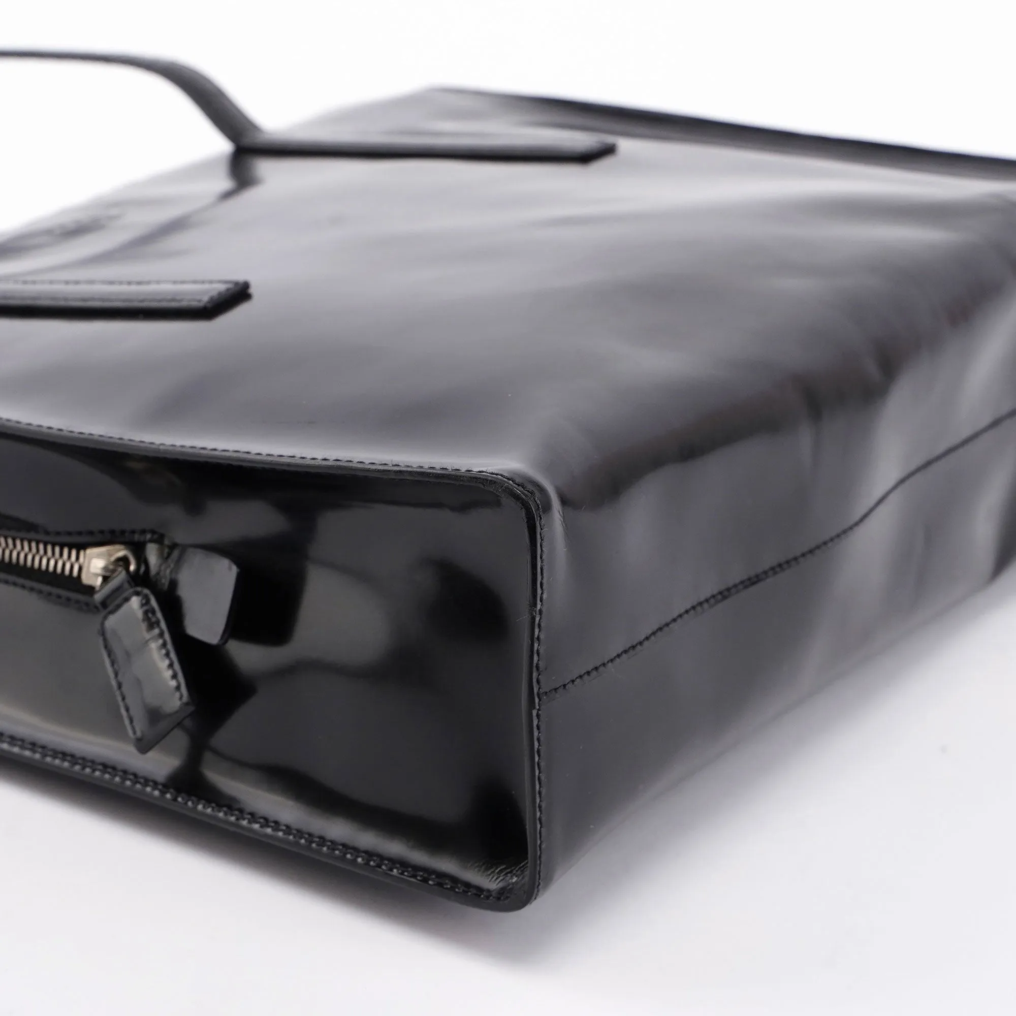 1995 Black Spazzolato Tote