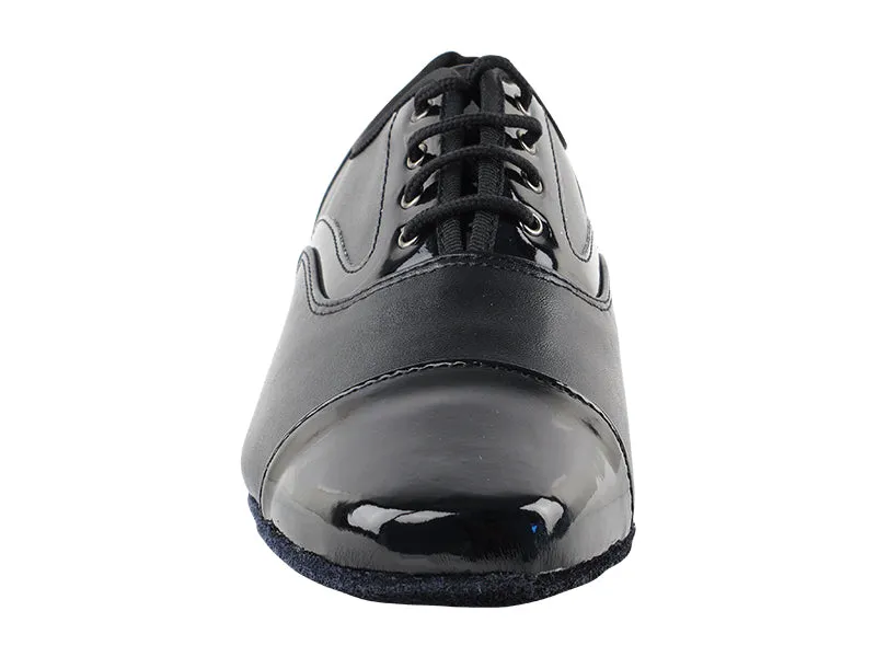 916102 Black Patent & Black Leather