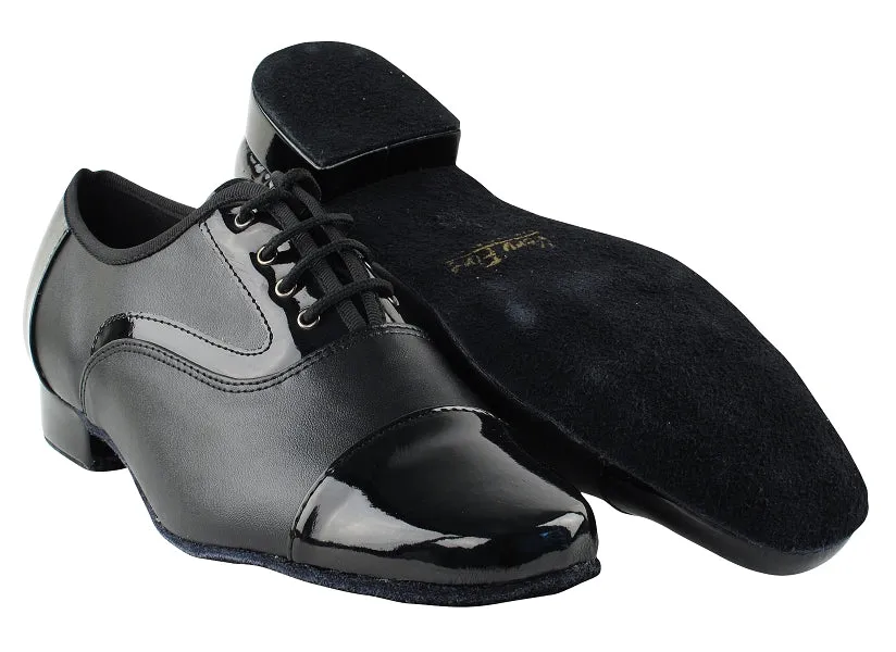 916102 Black Patent & Black Leather