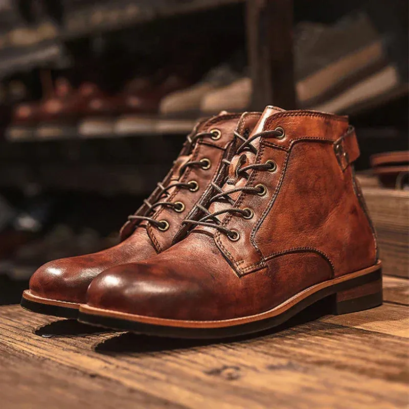 Adriel | Classic High Top Boots for Men