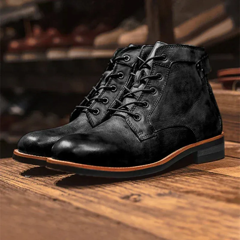 Adriel | Classic High Top Boots for Men