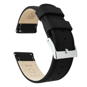 Amazfit Bip Black Leather Stitching Watch Band