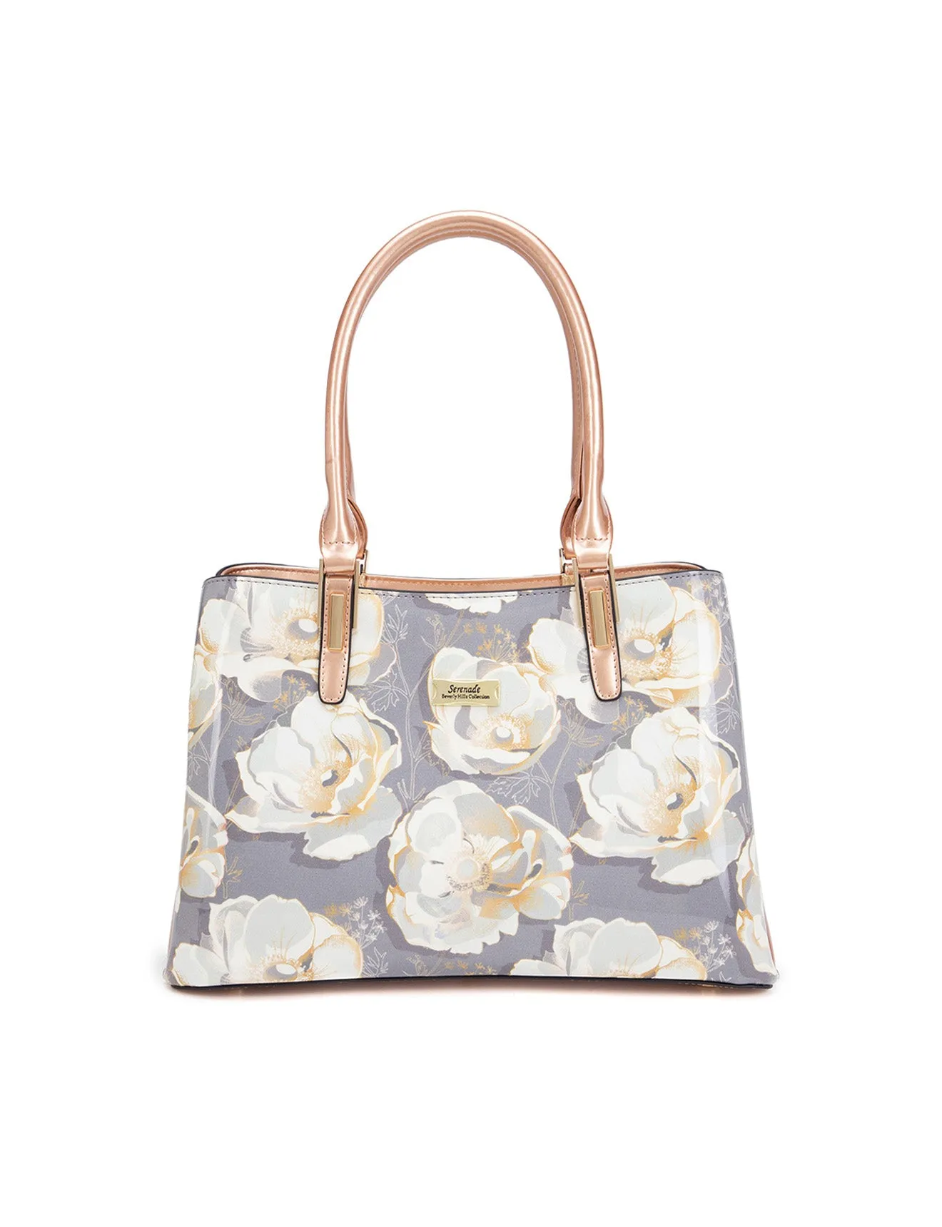 ANNALISE GRIP HANDLE  LEATHER BAG- SN77-0378-SALE