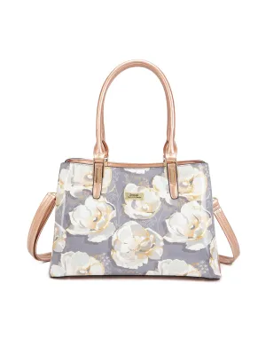 ANNALISE GRIP HANDLE  LEATHER BAG- SN77-0378-SALE