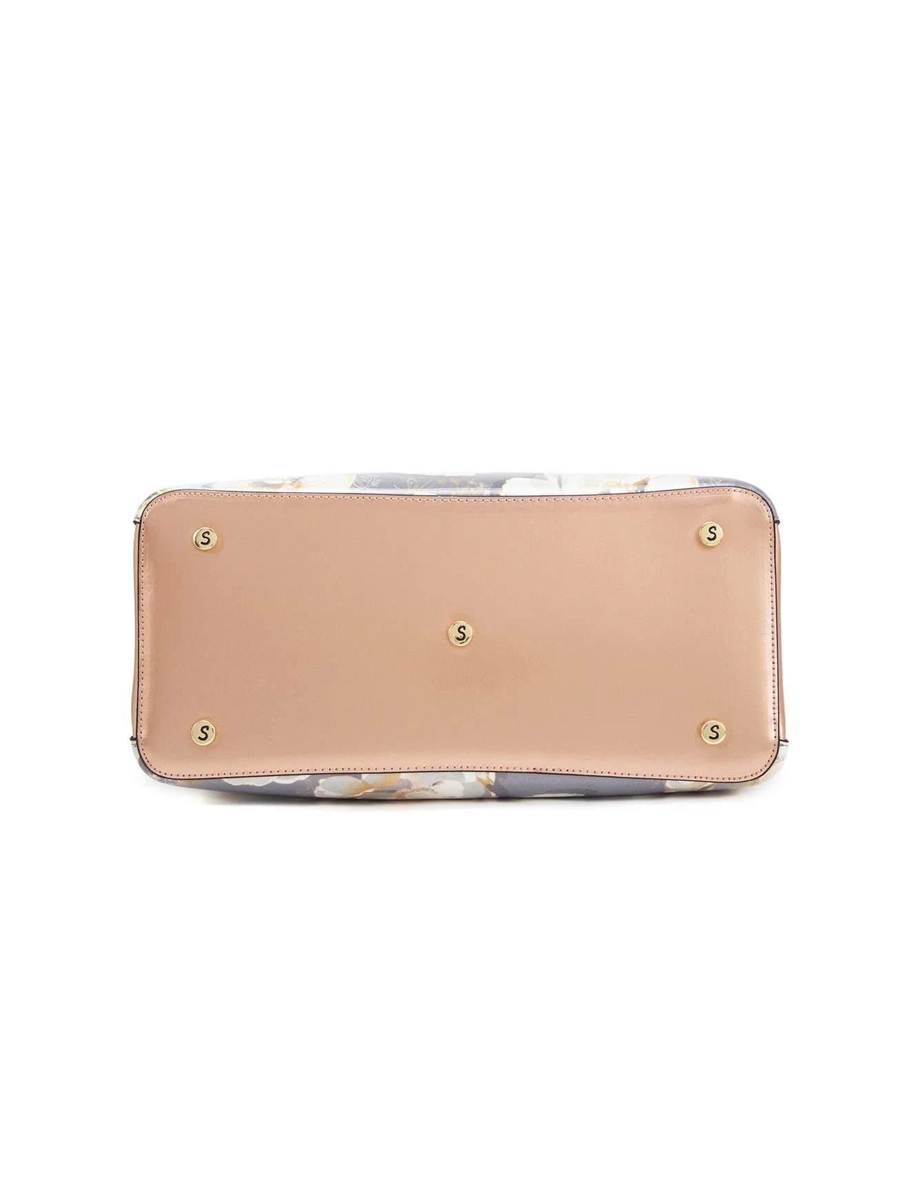 ANNALISE GRIP HANDLE  LEATHER BAG- SN77-0378-SALE