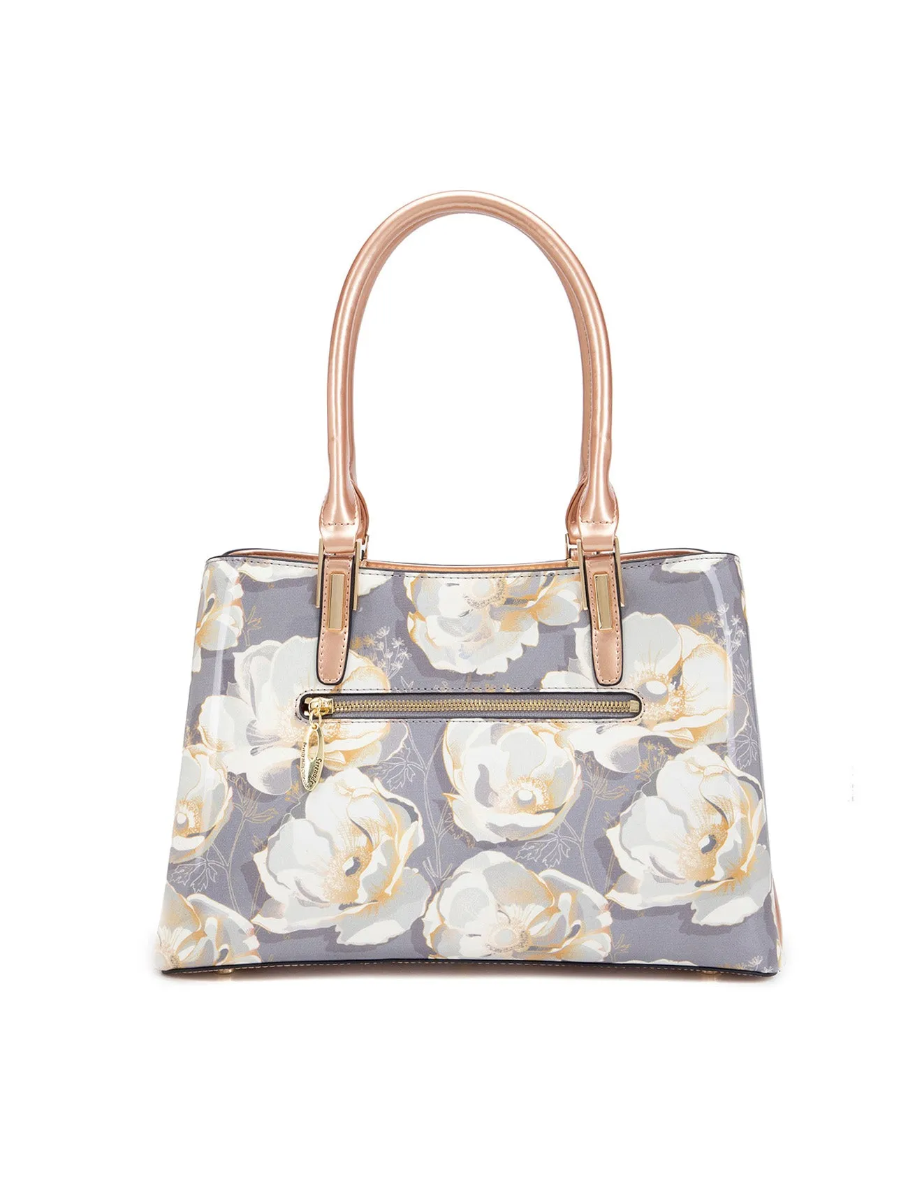 ANNALISE GRIP HANDLE  LEATHER BAG- SN77-0378-SALE