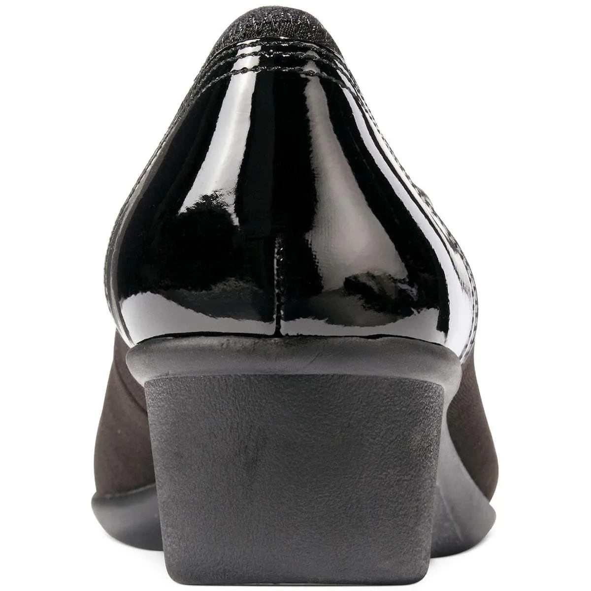 Anne Klein Sport Women's Wisher Fabric Wedge Pump, Black, 6 M US