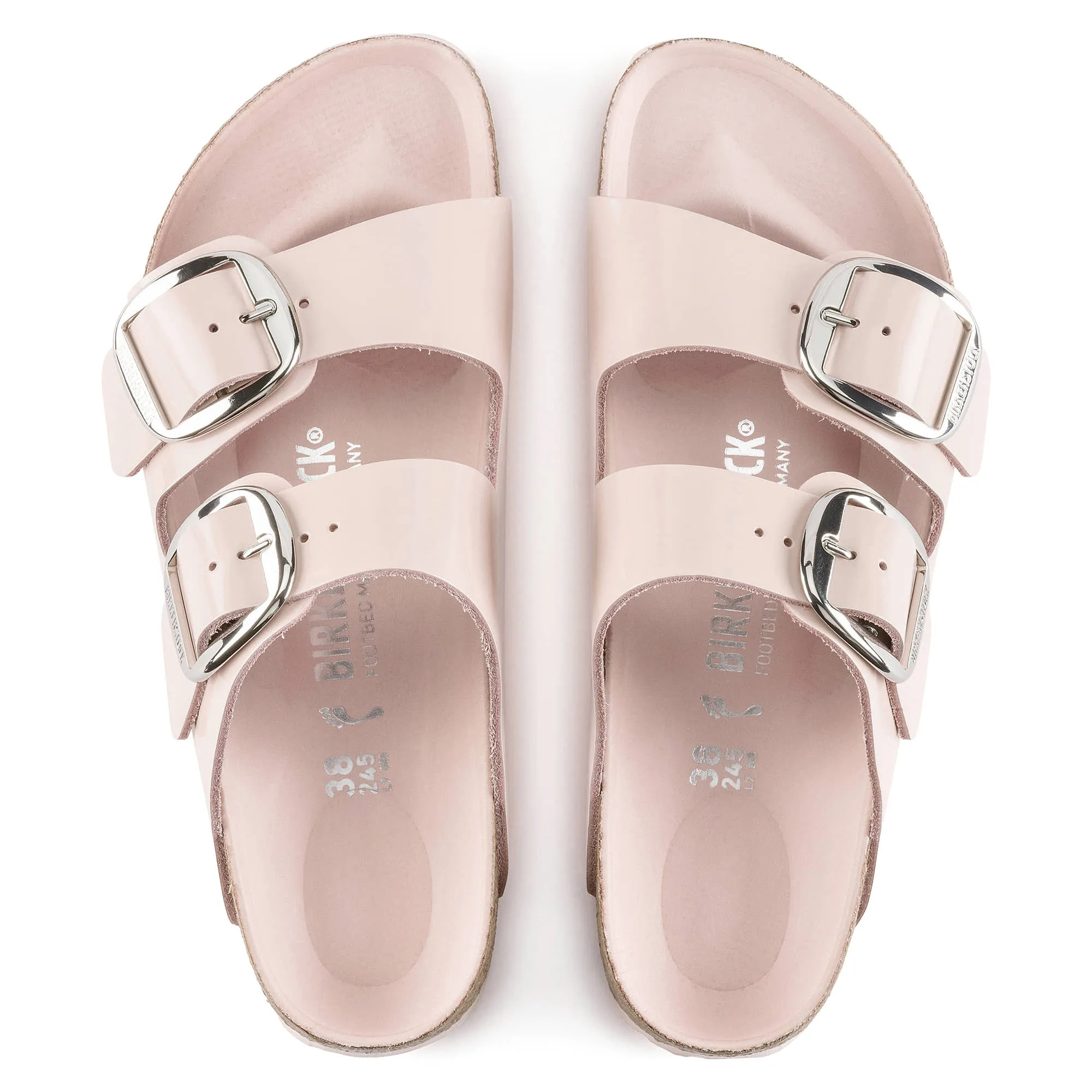 Arizona Big Buckle Natural Leather Patent