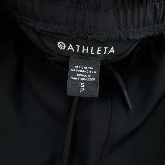 ATHLETA Stride Double Slit Quick Dry Athletic Drawstring Travel Midi Skirt