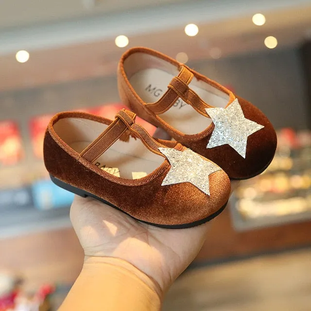Baby Girls Shoes Cute Bow Patent Leather Princess Shoes Solid Color Kids Gilrs Dancing Shoes First Walkers SMG104