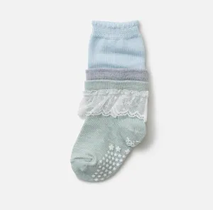 Baby Socks - Frill Lace Knee High