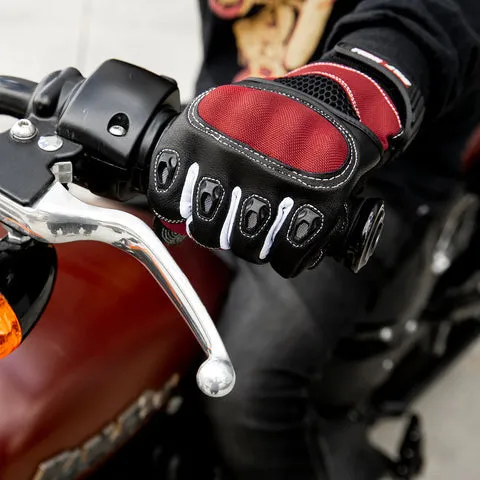 Biltwell - Bridgeport Gloves- Red/Black