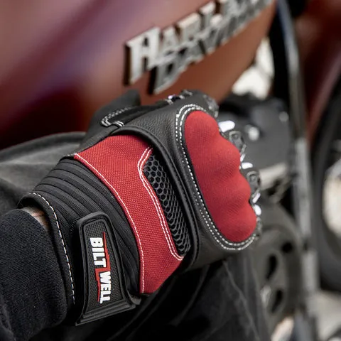 Biltwell - Bridgeport Gloves- Red/Black