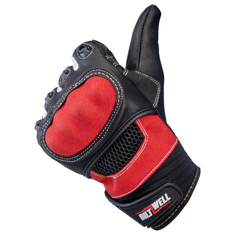 Biltwell - Bridgeport Gloves- Red/Black