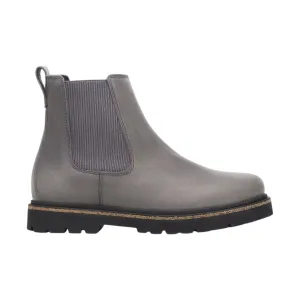 Birkenstock Highwood Slip On Leather Boots - Graphite