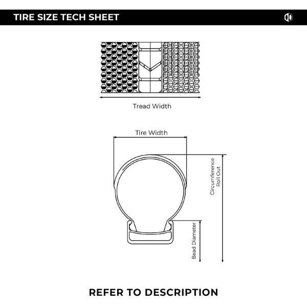 Box Two Wire Bead BMX Race Tyre