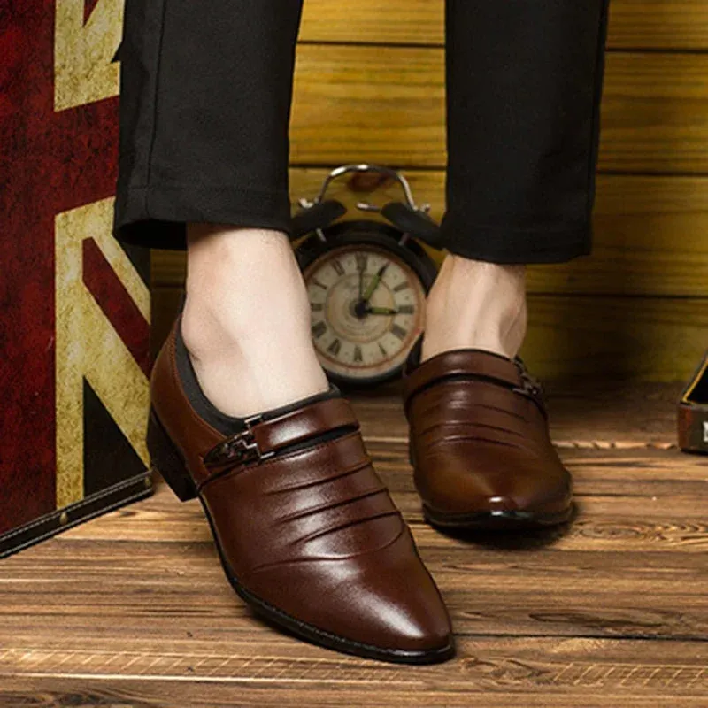 Bozeman | Timeless Men's Slip-On Dress Shoes in PU Leather