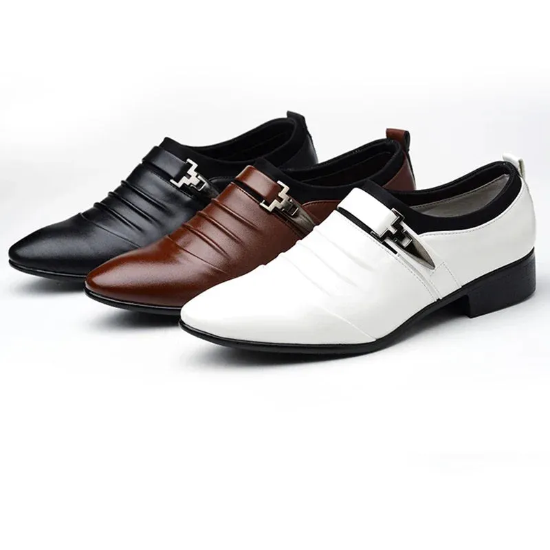 Bozeman | Timeless Men's Slip-On Dress Shoes in PU Leather