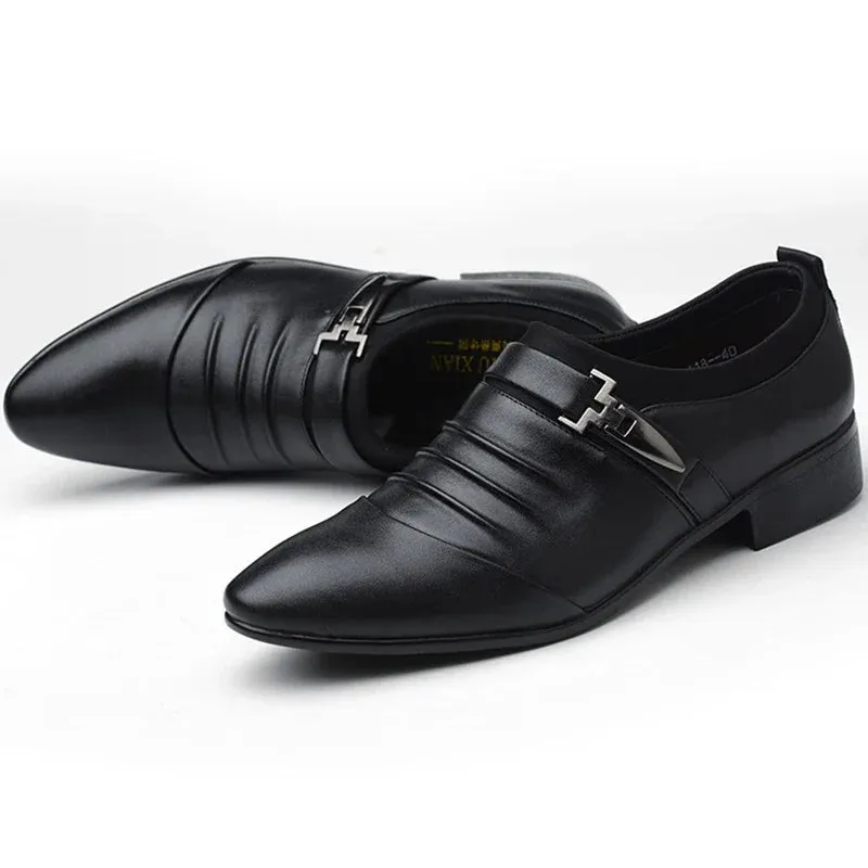 Bozeman | Timeless Men's Slip-On Dress Shoes in PU Leather