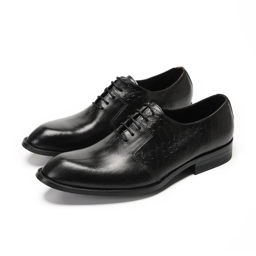 British men's business dress leather shoes leather pointed Oxford shoes men's wedding shoes 2024 new summer men's shoes