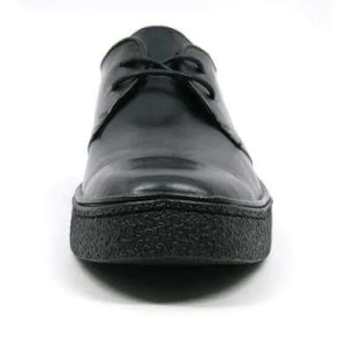 British Walkers Playboy Classic Low Cut Men's Black Leather Oxfords Ankle Boots