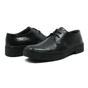 British Walkers Playboy Classic Low Cut Men's Black Leather Oxfords Ankle Boots