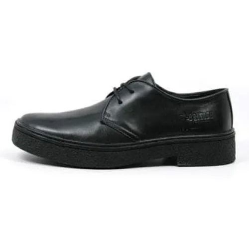 British Walkers Playboy Classic Low Cut Men's Black Leather Oxfords Ankle Boots