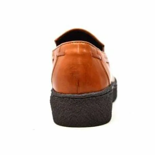 British Walkers Playboy Cruise Men's Cognac Leather Slip On Ankle Boots