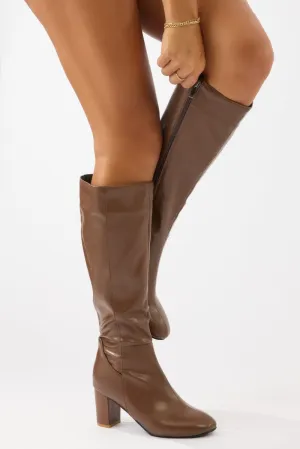 Brown Knee High Boots