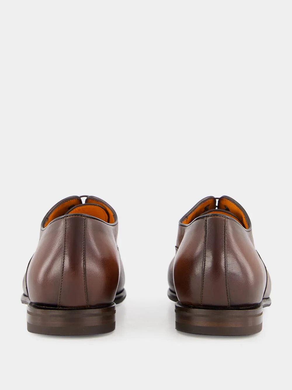 Brown Polished Leather Shoes