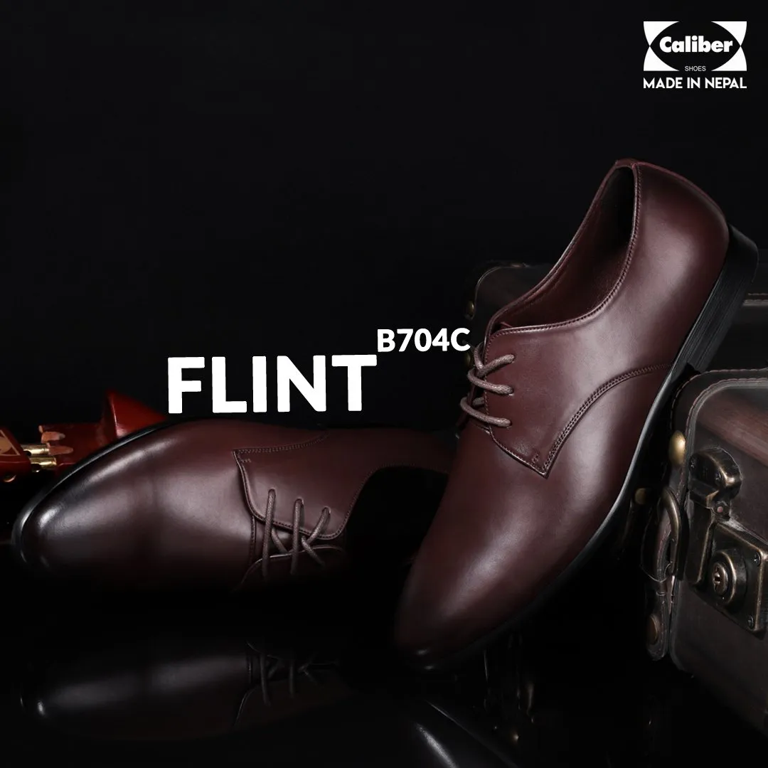 Caliber Shoes Coffee Lace Up Formal Shoes for Men ( GRANDEUR B704C)