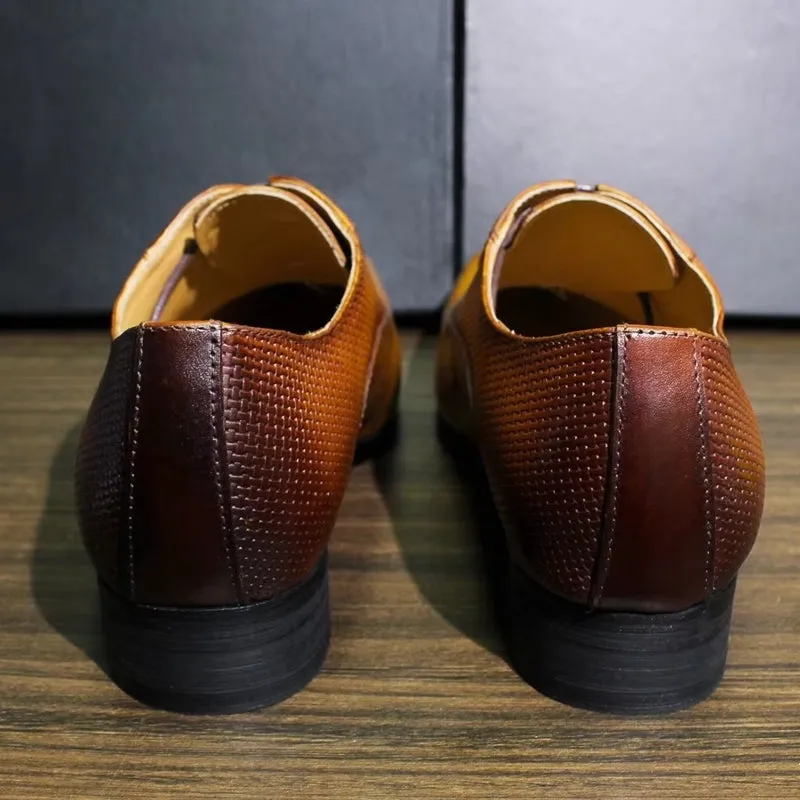 Classic Men's Pointed Toe Oxford Shoes