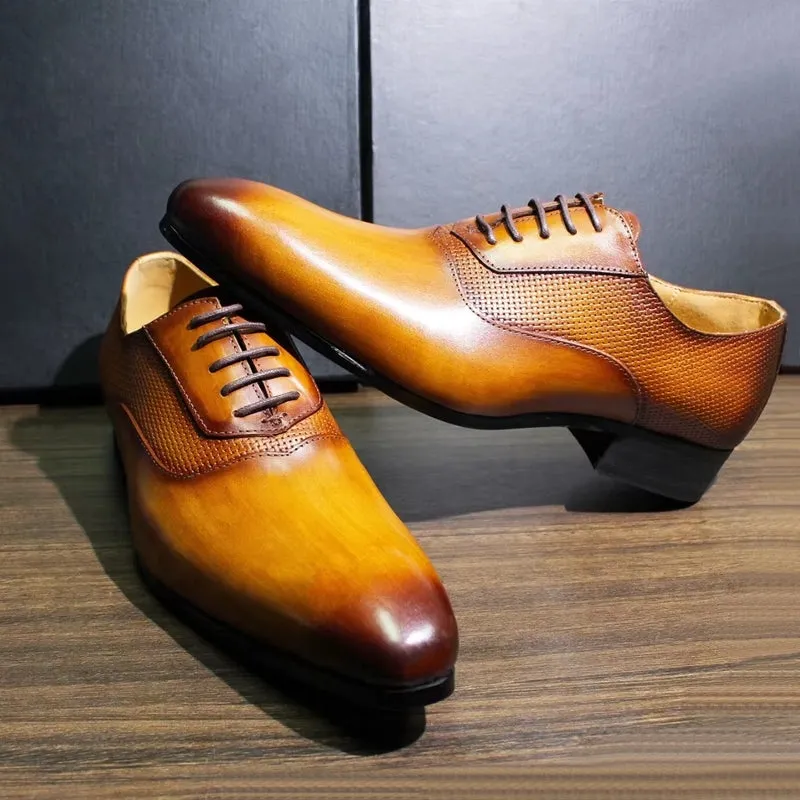 Classic Men's Pointed Toe Oxford Shoes